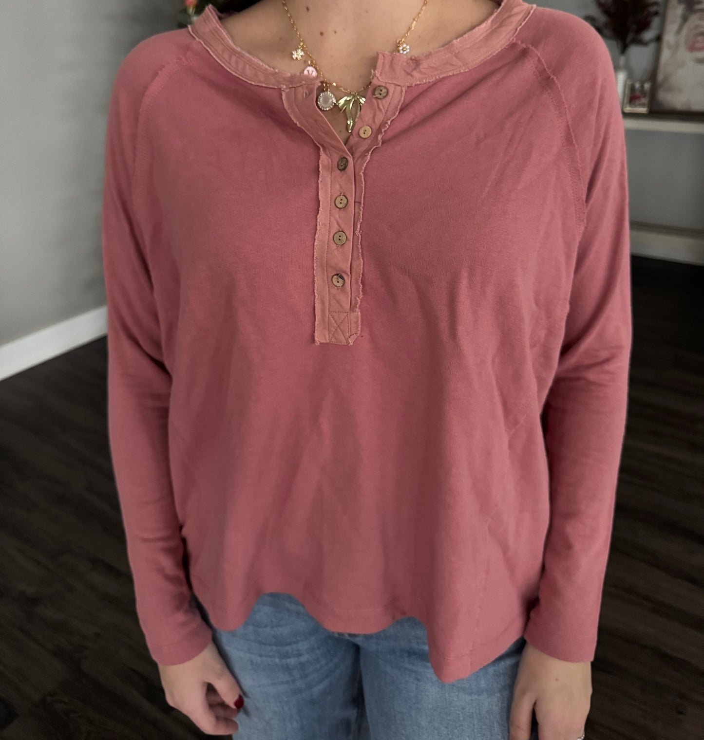 Diana Henley Top - FINAL SALE