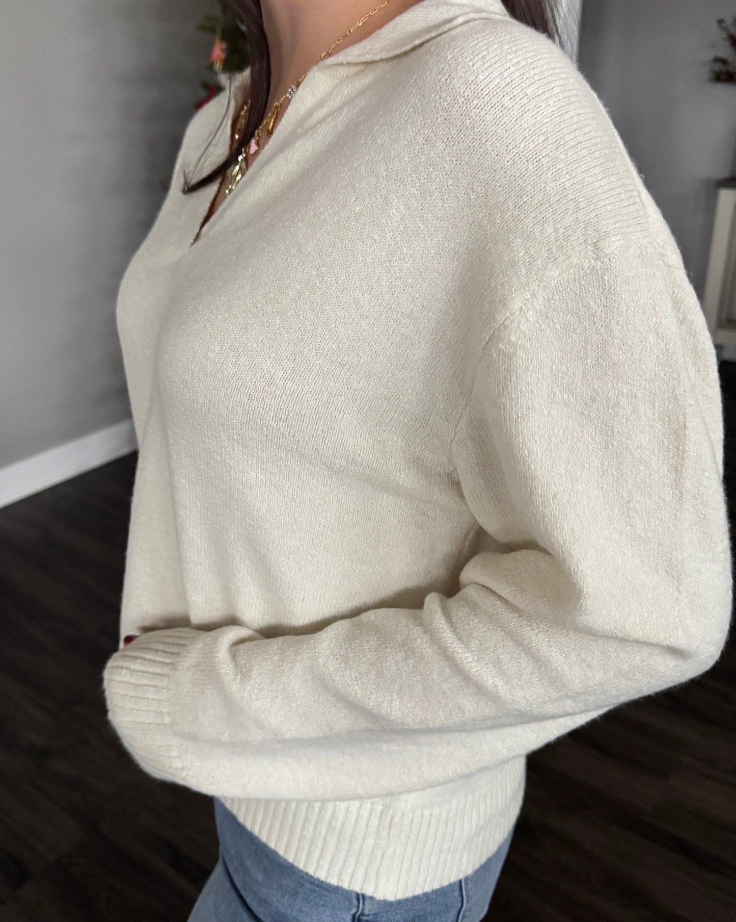 Victoria Collared Sweater - FINAL SALE