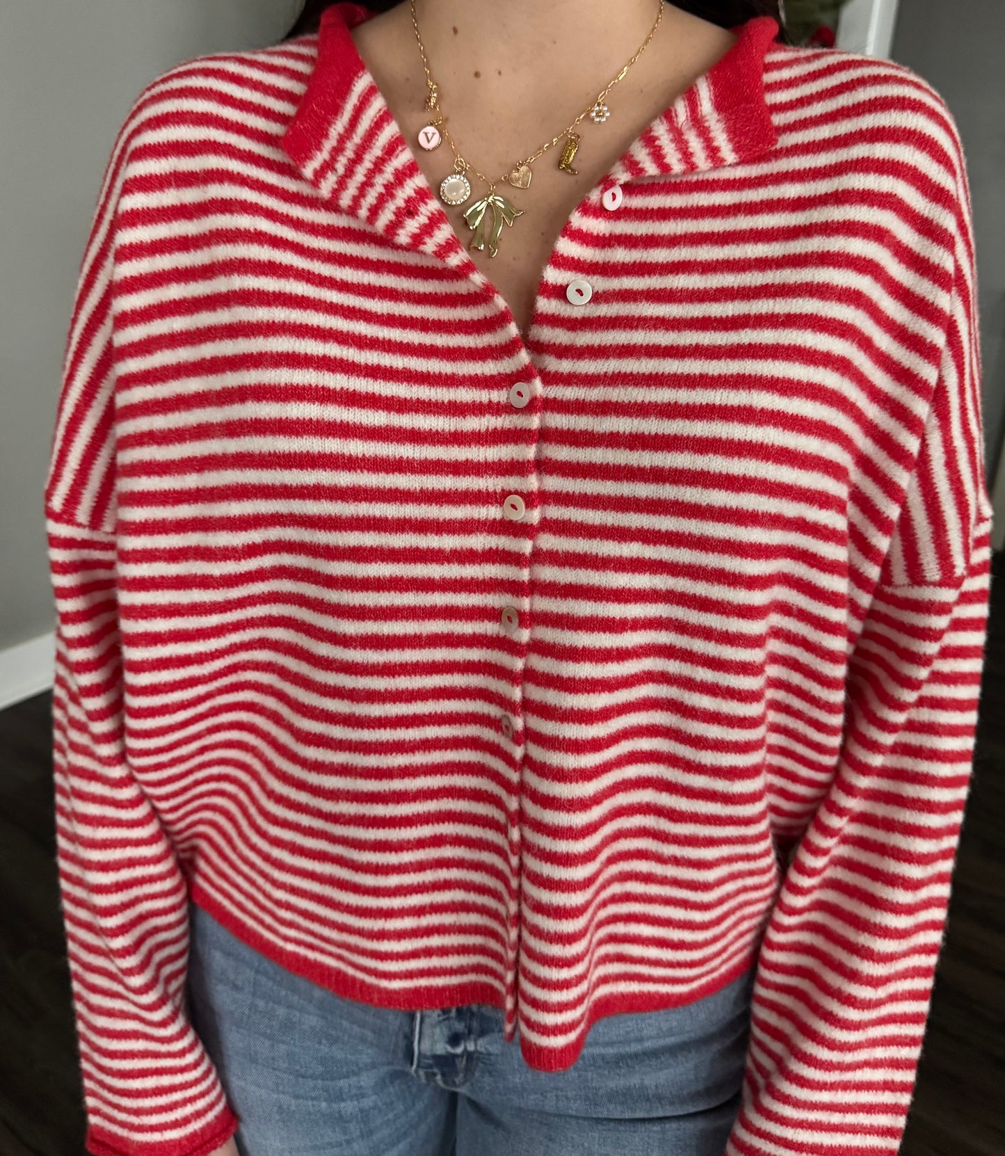 Novi Cardigan - Stripe - FINAL SALE