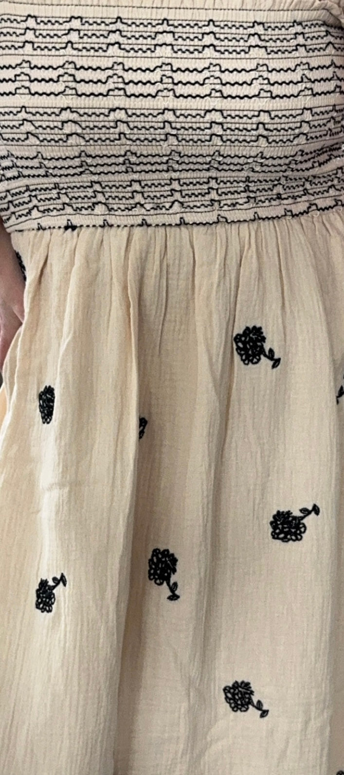 Zoe Embroidered Midi Dress