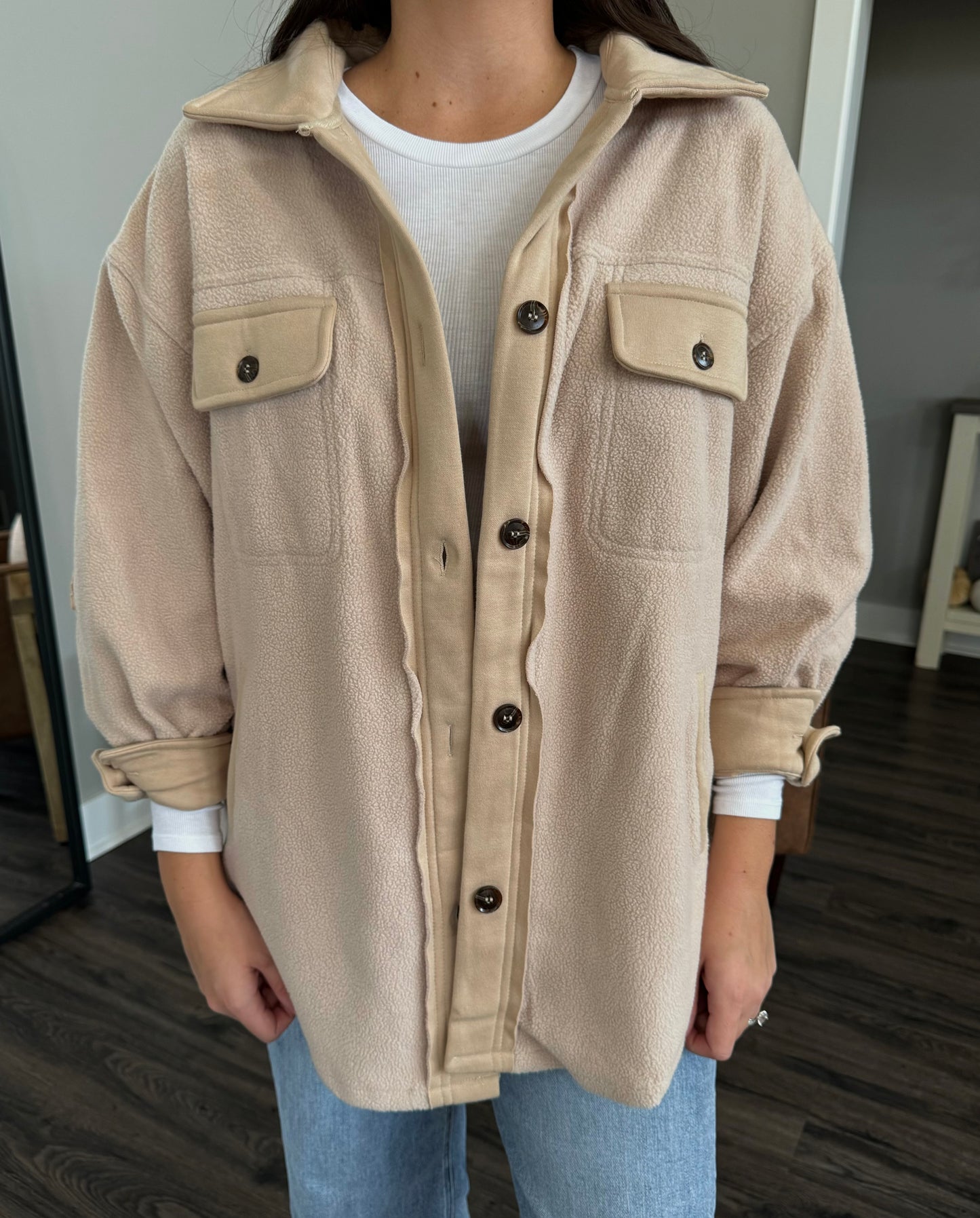 Lilly Fleece Shacket - FINAL SALE