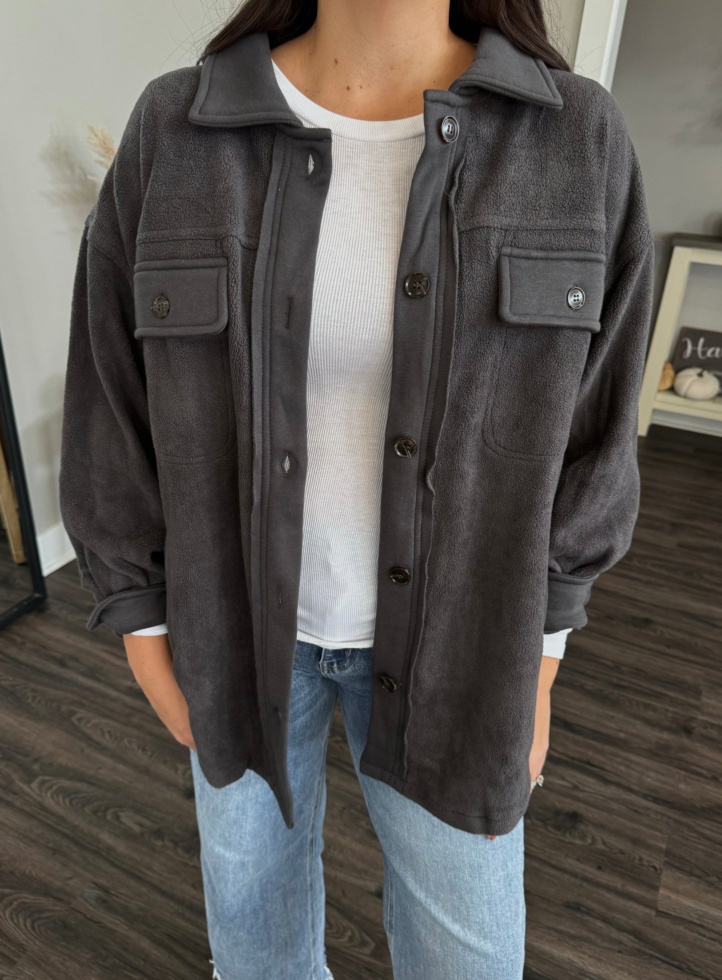 Lilly Fleece Shacket - FINAL SALE