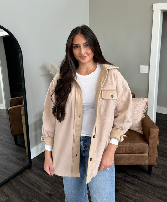 Lilly Fleece Shacket - FINAL SALE
