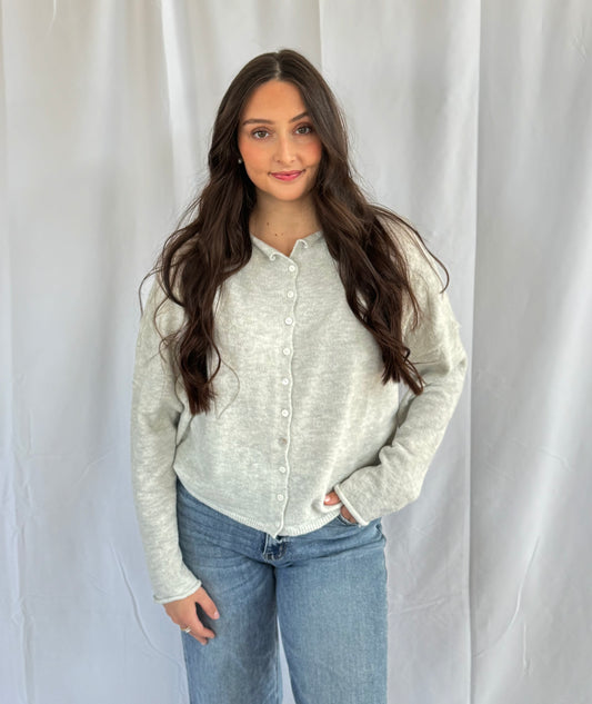 Novi Cardigan - Light Grey