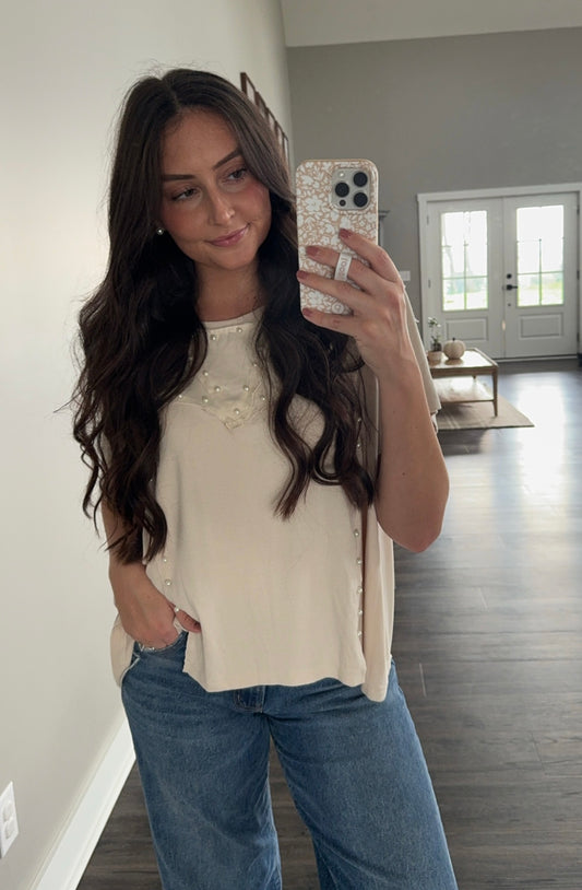 Marie Pearl Top - FINAL SALE