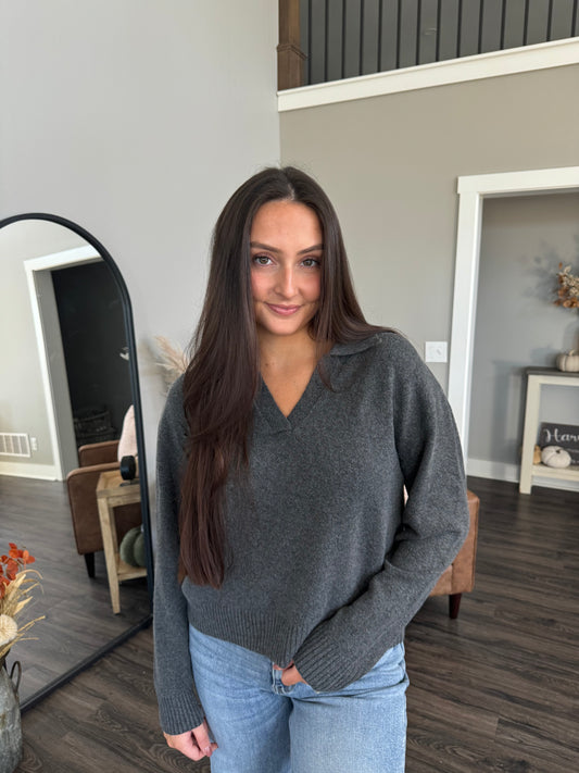 Victoria Collared Sweater - FINAL SALE