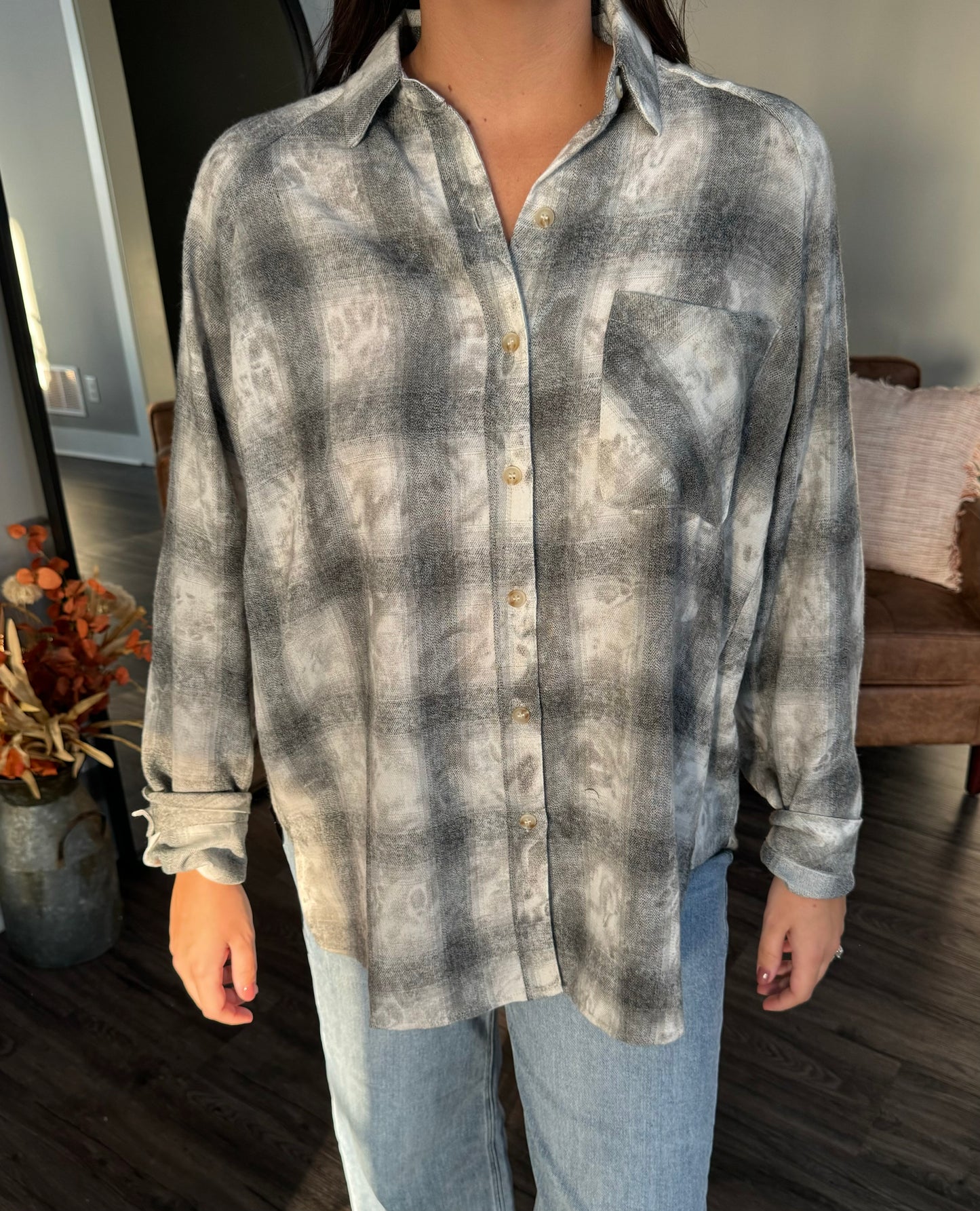 Oaks Washed Flannel - FINAL SALE