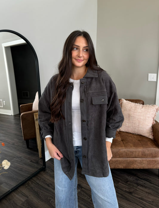 Lilly Fleece Shacket - FINAL SALE