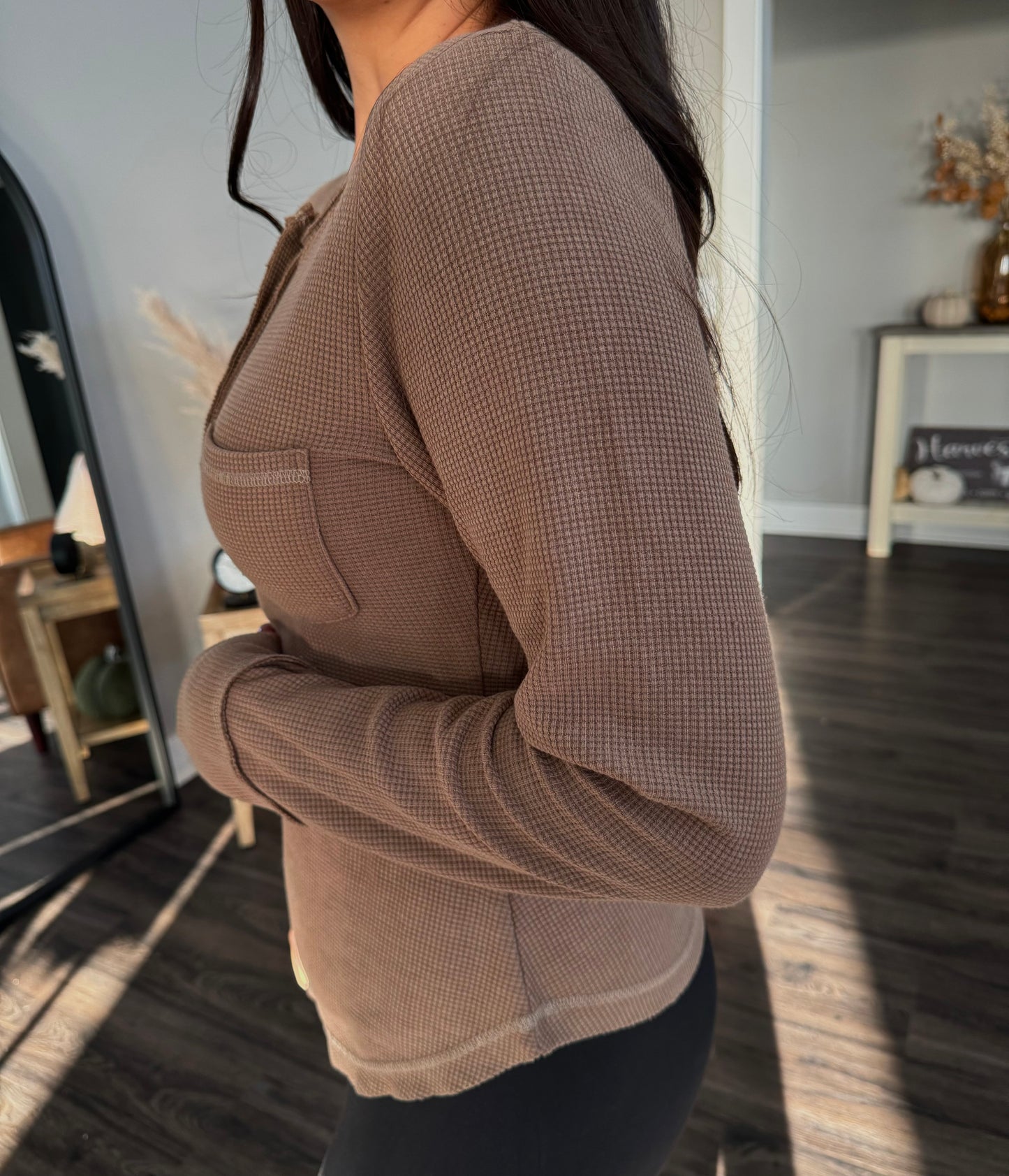 Dixie Waffle Top - FINAL SALE