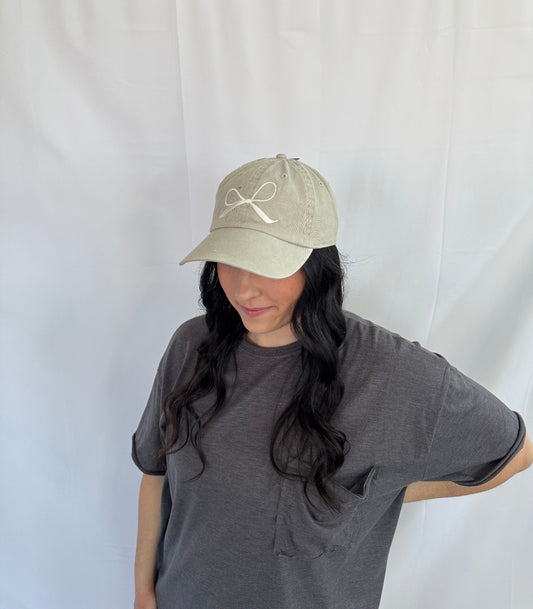Bow Hat - Sand
